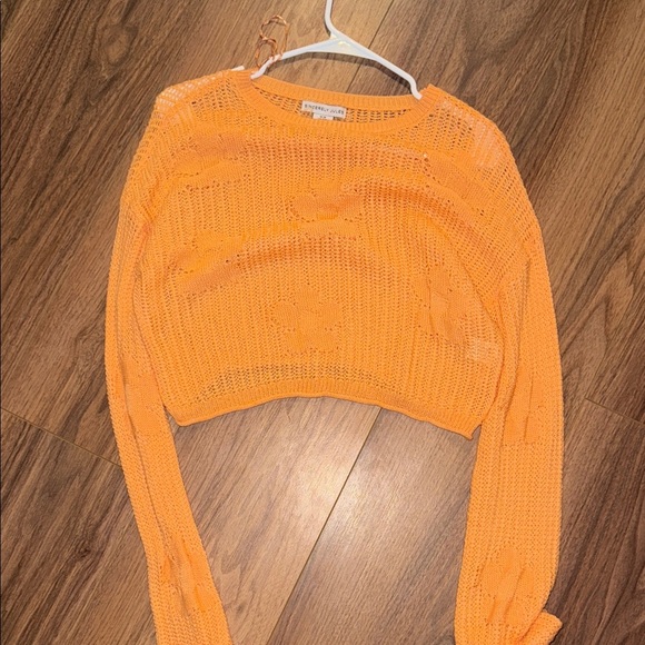Sincerely Jules Vibrant Orange Knit Top - Picture 1 of 2
